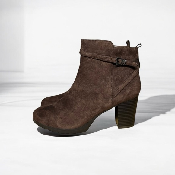 🌻NEW Anne Klein Brown Women's Riah Ankle Boots Booties Size 8.5 - Picture 1 of 9